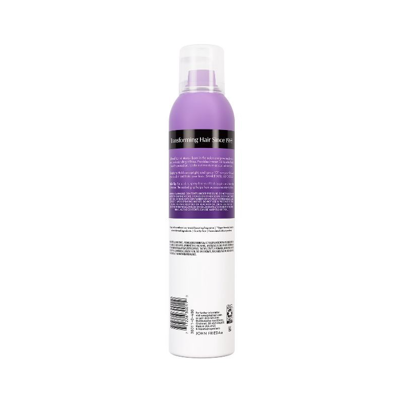 slide 2 of 10, John Frieda Frizz-Ease Moisture Barrier Firm Hold Hairspray, 1 ct