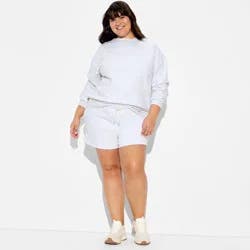 Women's Oversized Pullover Sweatshirt - Wild Fable™ Heather Gray XXL