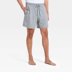 Men's All Night Knit Pajama Shorts - Goodfellow & Co™ Heathered Gray XL
