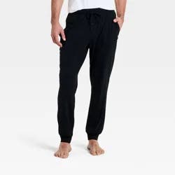 Men's All Night Knit Jogger Pajama Pants - Goodfellow & Co™ Black M
