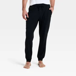 Men's All Night Knit Jogger Pajama Pants - Goodfellow & Co™ Black L