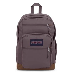 JanSport Cool Student 17" Backpack Fits 15" Laptop Synthetic Leather Bottom - Mahogany