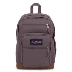 JanSport Cool Student 17" Backpack Fits 15" Laptop Synthetic Leather Bottom - Mahogany