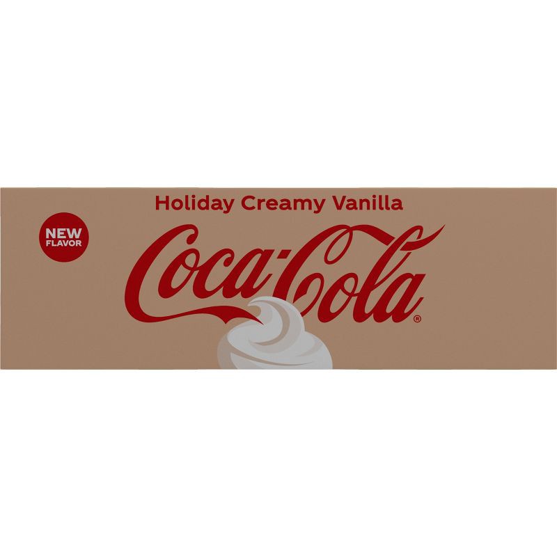 slide 13 of 14, Coca-Cola Holiday Creamy Vanilla Soda - 12pk/12 fl oz Cans, 12 ct; 12 fl oz