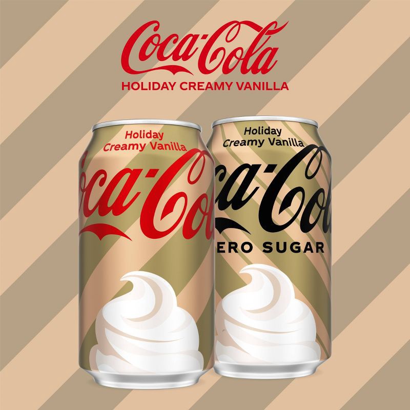 slide 14 of 14, Coca-Cola Holiday Creamy Vanilla Soda - 12pk/12 fl oz Cans, 12 ct; 12 fl oz