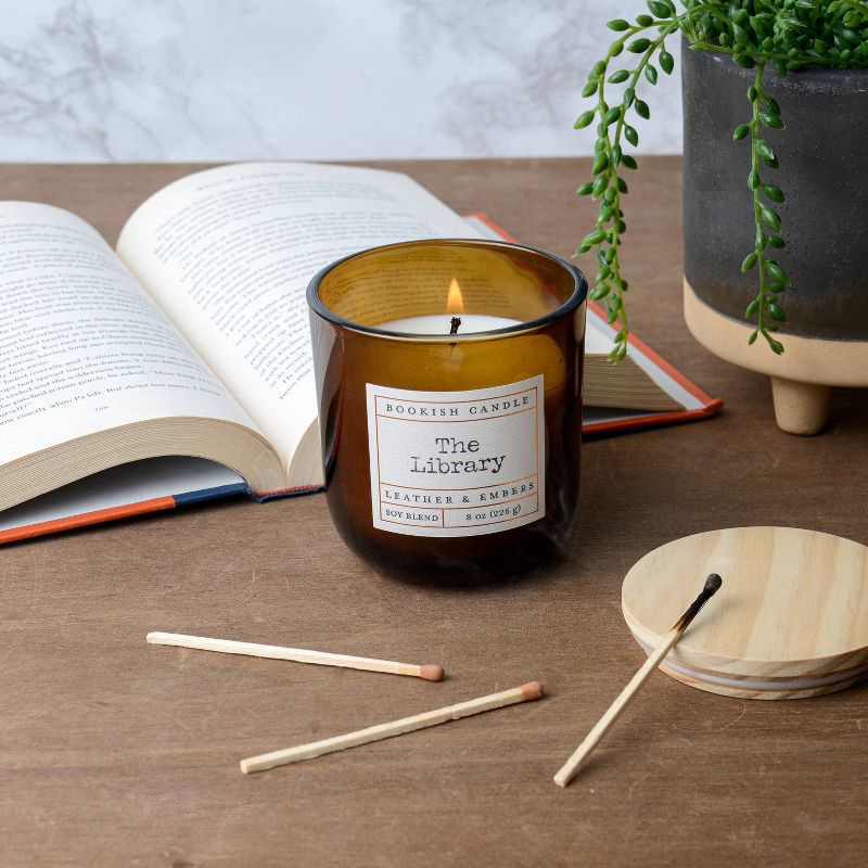 slide 5 of 5, DesignWorks Ink Library Candle, 1 ct