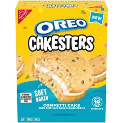 Oreo Cakesters Confetti Soft Snack Cakes Snack Packs - 10.1oz/5ct