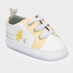 Baby Pooh Sneakers - White 3-6M