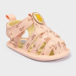 Baby Pooh Fisherman Sandals - Pink 6-9M