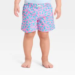 Toddler Boys' Shark Swim Trunks - Cat & Jack™ Pink 2T
