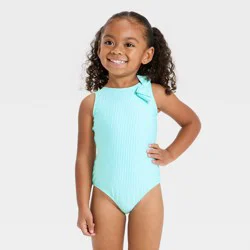 Baby Girls' One Piece Swimsuit - Cat & Jack™ Green 18M