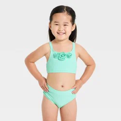Baby Girls' Bikini Set - Cat & Jack™ Green 12M