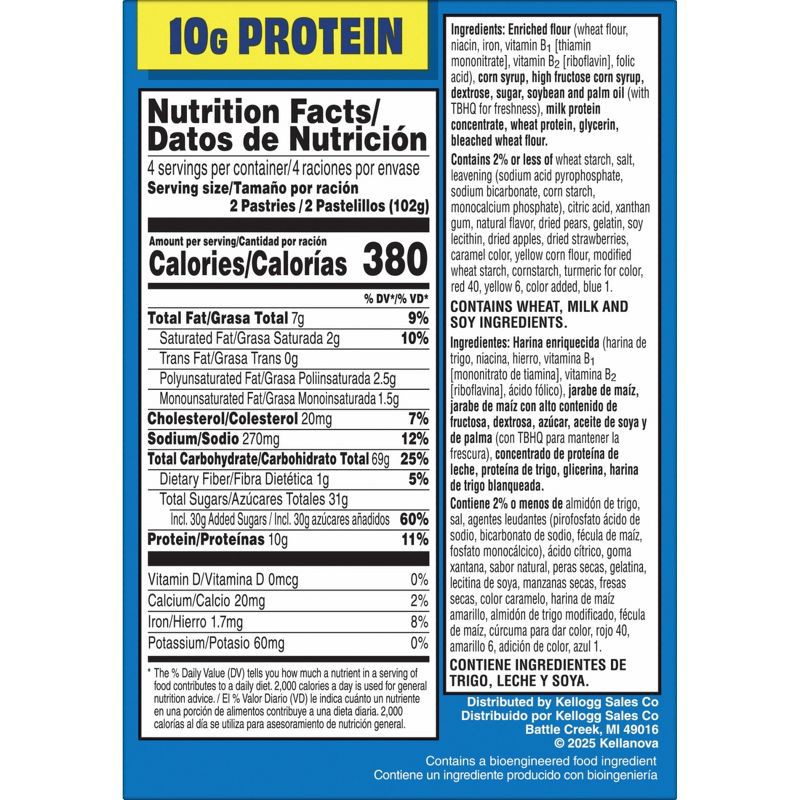 slide 2 of 10, Pop-Tarts Protein Frosted Slammin' Strawberry Toaster Pastries - 14.3oz/8ct, 14.3 oz, 8 ct