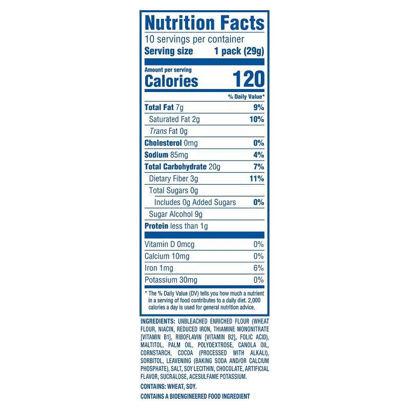 slide 4 of 15, Oreo Double Stuf Zero Sugar Chocolate Sandwich Cookies - 10.3oz, 10.3 oz