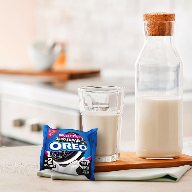 slide 6 of 15, Oreo Double Stuf Zero Sugar Chocolate Sandwich Cookies - 10.3oz, 10.3 oz