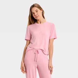 Women's Jersey Pajama T-Shirt - Auden™ Pink XXL