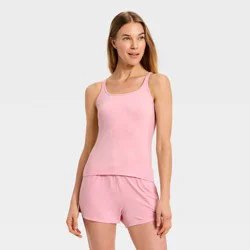 Women's Jersey Pajama Tank - Auden™ Pink XS