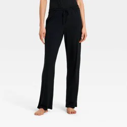 Women's Jersey Pajama Pants - Auden™ Black M