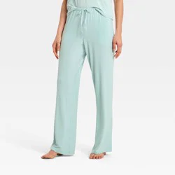 Women's Jersey Pajama Pants - Auden™ Green L