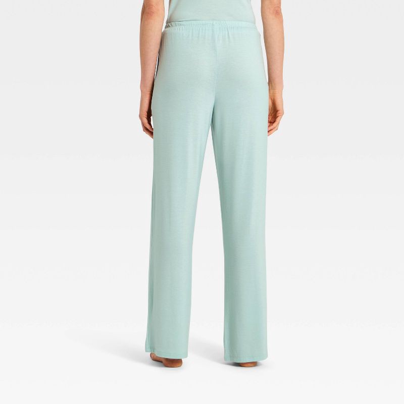 slide 2 of 3, Women's Jersey Pajama Pants - Auden™ Green XL, 1 ct