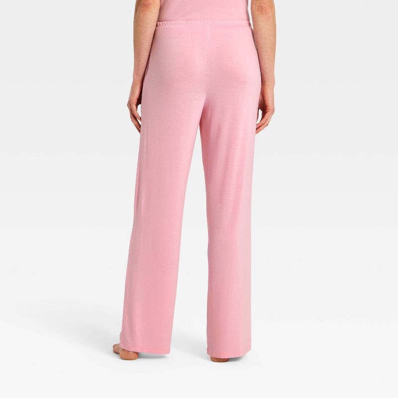 slide 2 of 3, Women's Jersey Pajama Pants - Auden™ Pink S, 1 ct