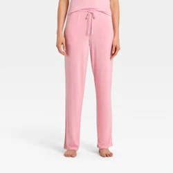 Women's Jersey Pajama Pants - Auden™ Pink S