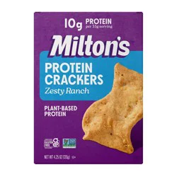 Milton's Craft Bakers Milton's Craft Bakes Protein Crackers Zesty Ranch - 4.25oz