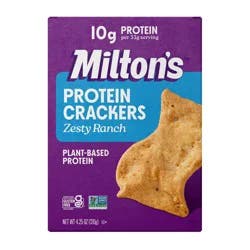Milton's Craft Bakers Milton's Craft Bakes Protein Crackers Zesty Ranch - 4.25oz