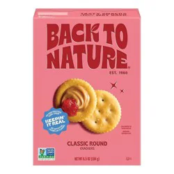 Back to Nature Crackers Classic Round - 6.5oz