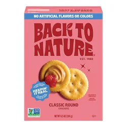 Back to Nature Crackers Classic Round - 6.5oz