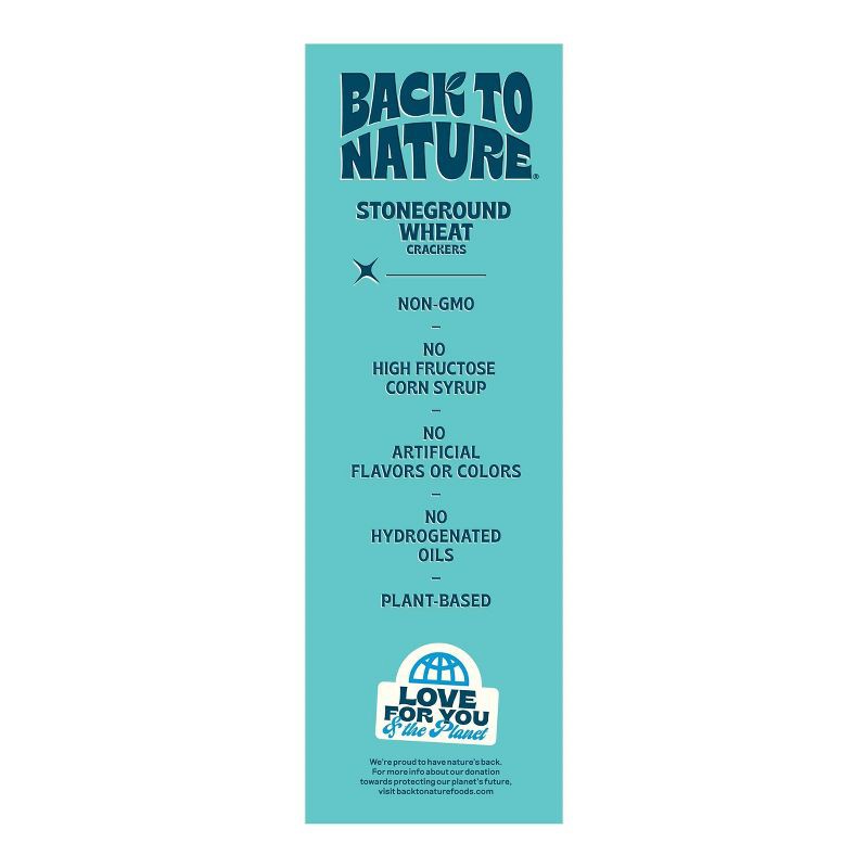 slide 3 of 7, Back to Nature Crackers Original Stoneground Wheat - 5oz, 5 oz