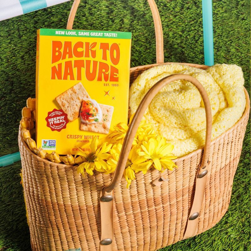 slide 6 of 7, Back to Nature Crackers Crispy Wheat - 6.5oz, 6.5 oz