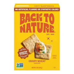 Back to Nature Crackers Crispy Wheat - 6.5oz