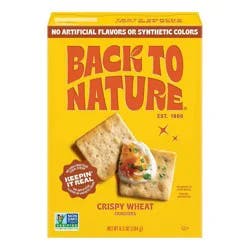 Back to Nature Crackers Crispy Wheat - 6.5oz