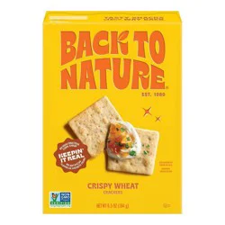 Back to Nature Crackers Crispy Wheat - 6.5oz
