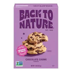 Back to Nature Cookies Chocolate Chunk - 7.5oz