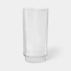 19 fl oz Straight Tall Tumbler with Stripes Cassin - Threshold™