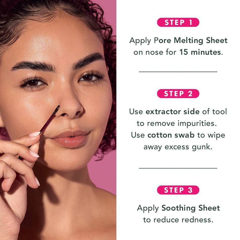 slide 5 of 7, Rael Miracle Patch 3-Step Pore Melting Pack - 3ct, 3 ct