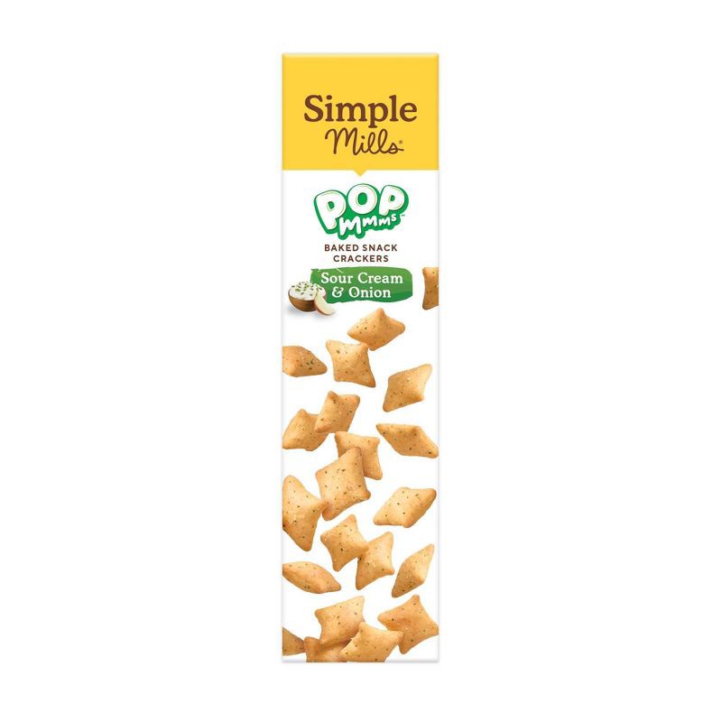 slide 4 of 6, Simple Mills Crackers Pop Mmms Sour Cream & Onion - 4oz, 4 oz