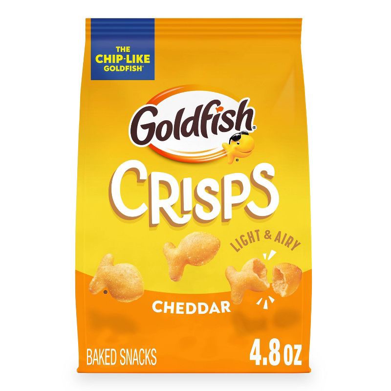 slide 1 of 9, Goldfish Cheddar Crisps - 4.8oz, 4.8 oz