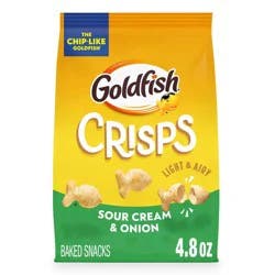Goldfish Sour Cream & Onion Crisps - 4.8oz