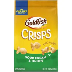 Goldfish Sour Cream & Onion Crisps - 4.8oz