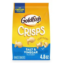 Goldfish Salt & Vinegar Crisps - 4.8oz