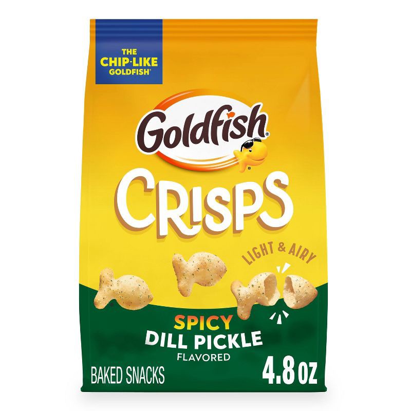 slide 1 of 8, Goldfish Spicy Dill Pickle Crisps - 4.8oz, 4.8 oz