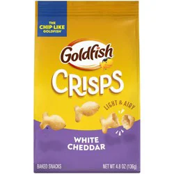 Goldfish White Cheddar Crisps - 4.8oz