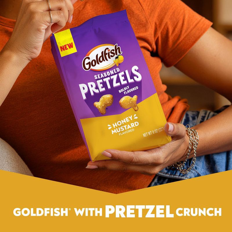 slide 3 of 9, Goldfish Pretzels Honey Mustard - 8oz, 8 oz