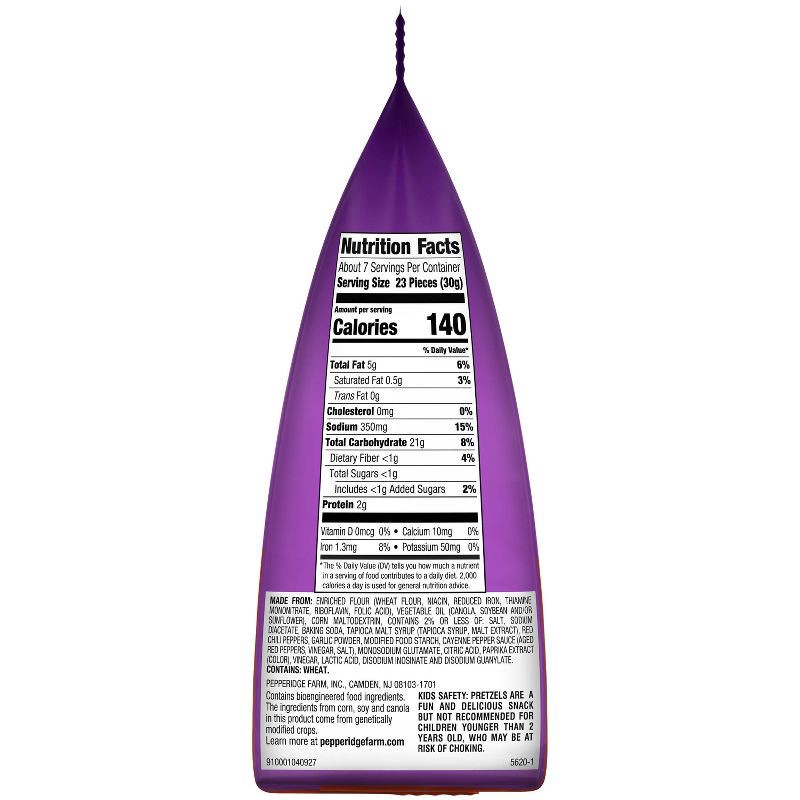 slide 6 of 9, Goldfish Pretzels Hot Buffalo - 8oz, 8 oz