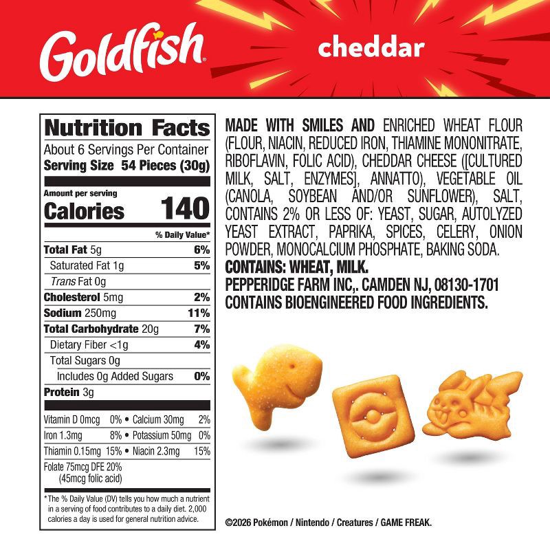 slide 2 of 5, Goldfish Crackers Pokemon - 6.6oz, 6.6 oz