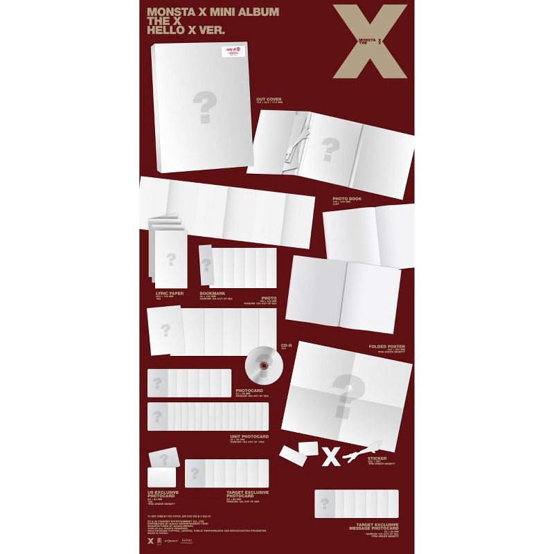 slide 2 of 2, The Orchard MONSTA X - THE X (HELLO X VER.) (Target Exclusive, CD), 1 ct