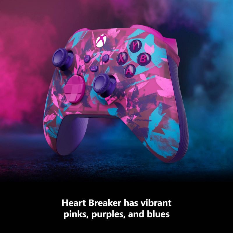 slide 2 of 7, Microsoft Xbox Wireless Controller – Heart Breaker Special Edition – for Xbox Series X|S, Xbox One, PCs, and Cloud-Enabled Devices, 1 ct